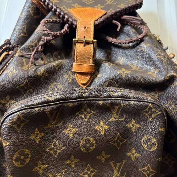 Vintage Boho Louis Vuitton Fringe Backpack - Picture 8 of 16